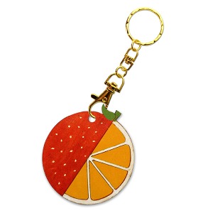[드림이네141] 오렌지 열쇠고리 / 여름 과일 겉과속